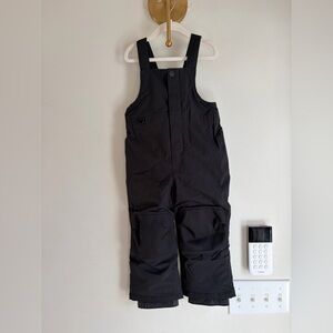 REI Kids Black Snowbib 3T